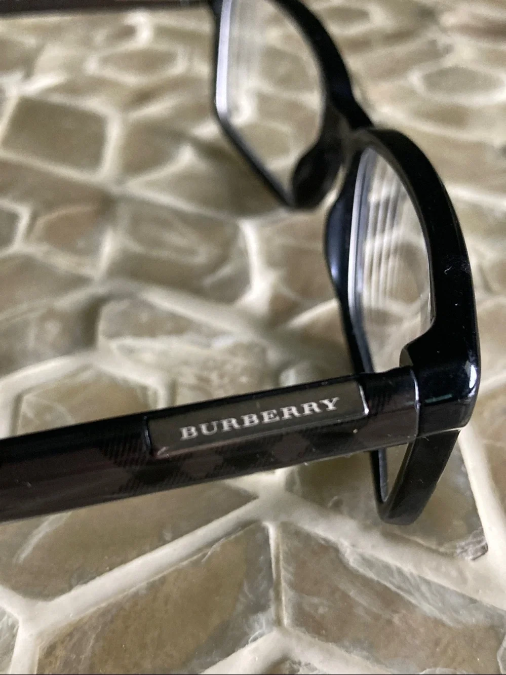 Burberry BE 2086 3001 Rectangular eyeglasses in Black